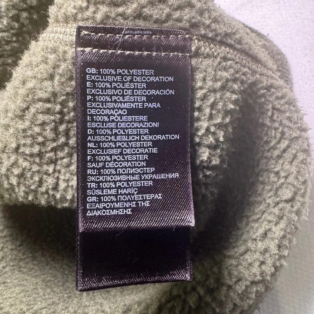 The North Face Mens Gordon Lyons 1/4 Zip Fleece Pullover Olive Green XL NF00CUA8